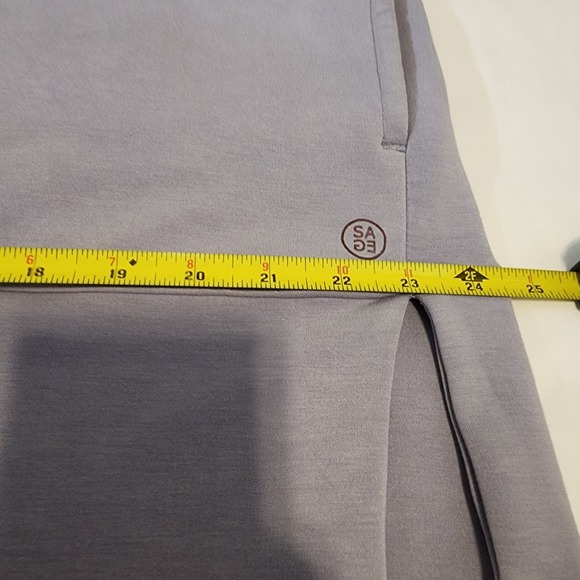 SAGE Collective Scuba Crewneck Sweatshirt. Periwinkle. Super Soft. Pockets L - Picture 7 of 10